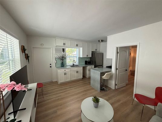 Interior, Kitchen, Wood Texture Flooring