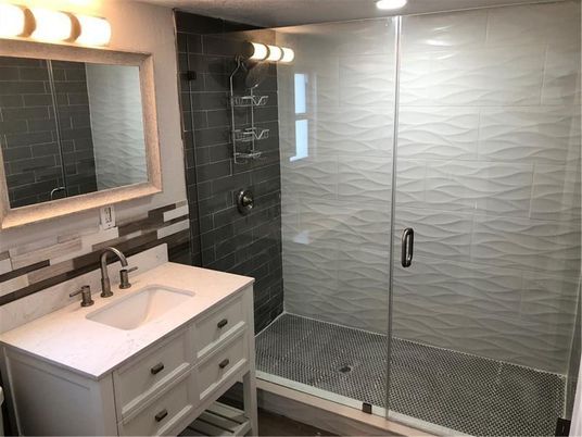 Bathroom, Glass Shower, Interior