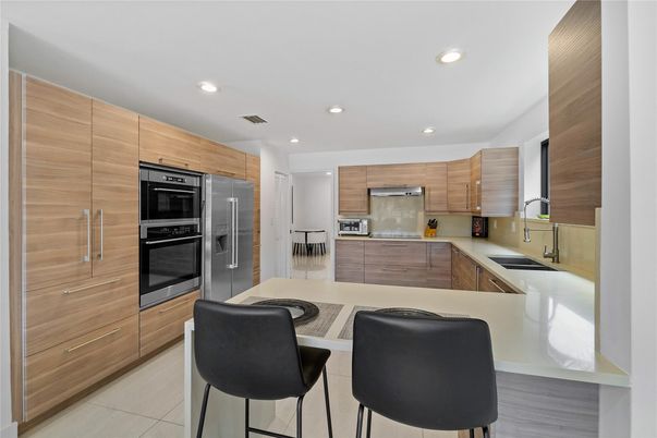 Interior, Kitchen, Recessed Lighting, Stainless Steel Appliances
