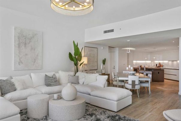Dining room, Interior, Kitchen, Living room, Pendant Lights, Recessed Lighting