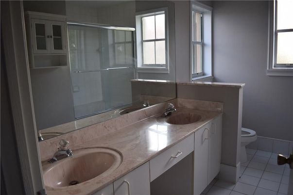 Bathroom, Dual Sink Vanities, Glass Shower, Interior