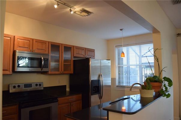 Interior, Kitchen, Pendant Lights, Stainless Steel Appliances