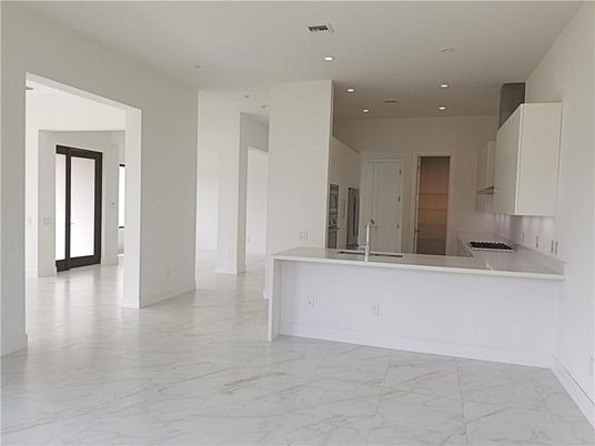 Interior, Kitchen, Marble, Recessed Lighting