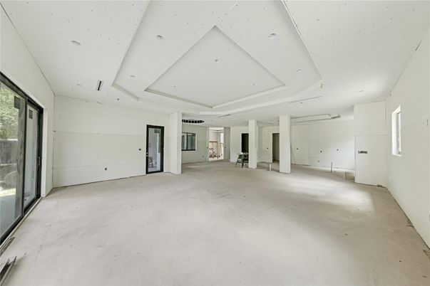 Empty room, Interior, Recessed Lighting