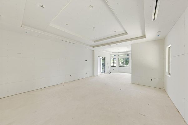 Empty room, Interior, Recessed Lighting