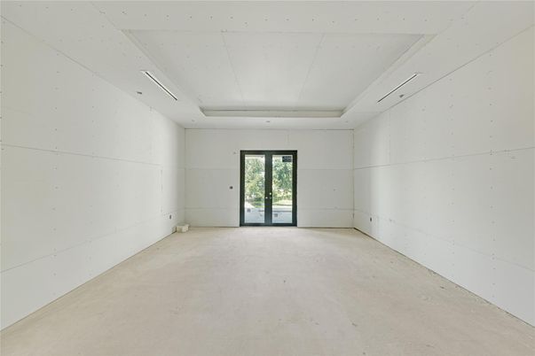 Empty room, Interior, Recessed Lighting