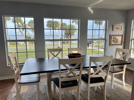Dining room, Interior, Water, Wood Texture Flooring