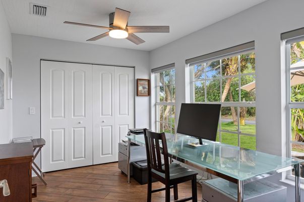 Home Office, Interior, Wood Texture Flooring
