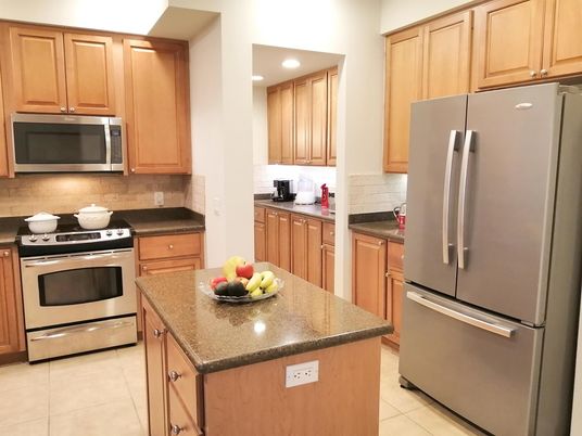 Interior, Kitchen, Recessed Lighting, Stainless Steel Appliances
