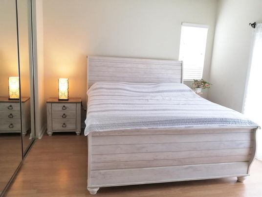 Bedroom, Interior, Wood Texture Flooring