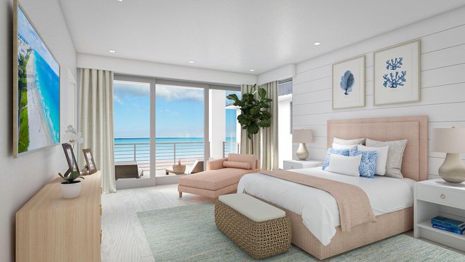 Bedroom, Interior, Recessed Lighting, Water