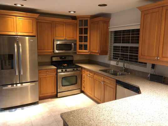 Interior, Kitchen, Recessed Lighting, Stainless Steel Appliances