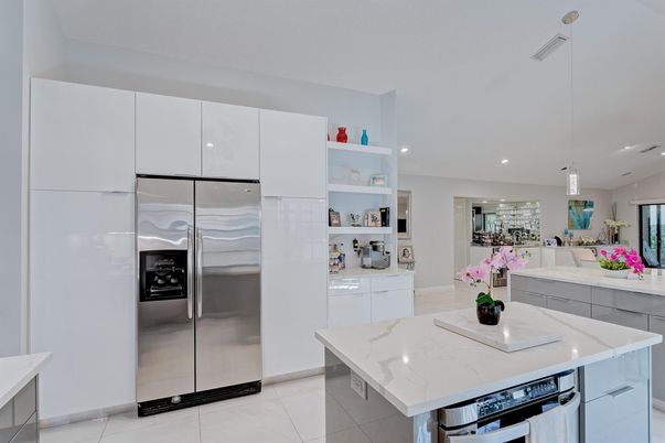 Interior, Kitchen, Recessed Lighting, Stainless Steel Appliances