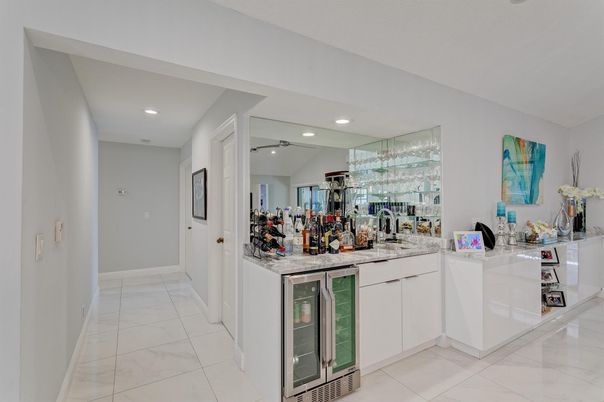 Interior, Marble, Recessed Lighting