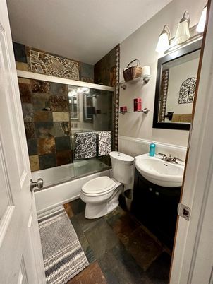 Bathroom, Glass Shower, Interior
