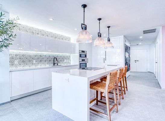 Interior, Kitchen, Pendant Lights, Recessed Lighting