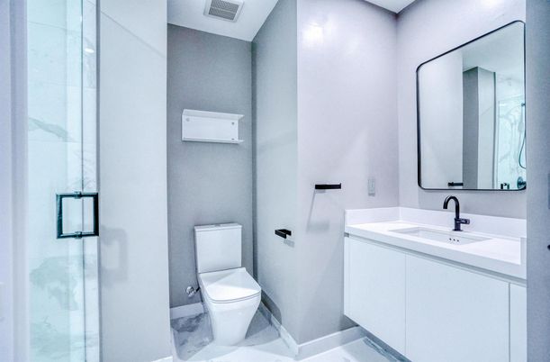 Bathroom, Glass Shower, Interior