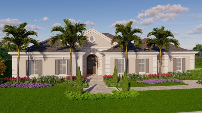 Exterior, Facade, French Provincial