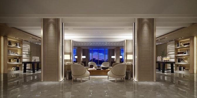 Interior, Living room, Recessed Lighting