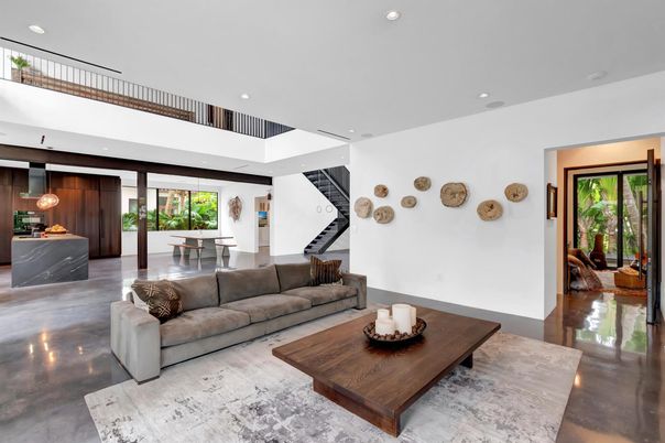 Interior, Living room, Pendant Lights, Recessed Lighting