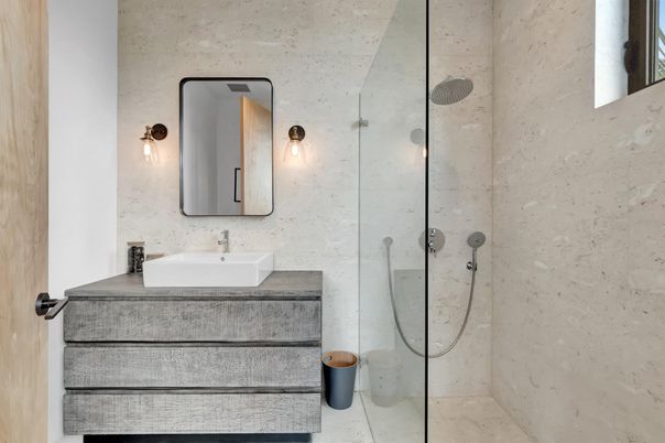 Bathroom, Glass Shower, Interior