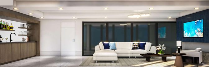 Interior, Living room, Recessed Lighting