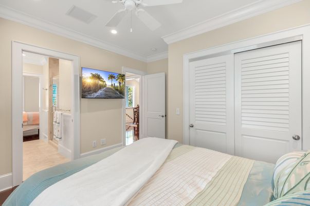 Bedroom, Interior, Recessed Lighting