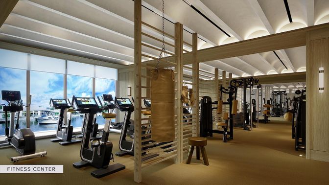 Fitness Equipment, Gym, Interior