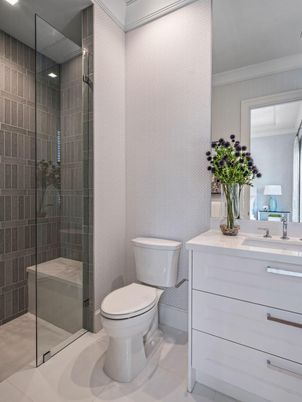 Bathroom, Glass Shower, Interior