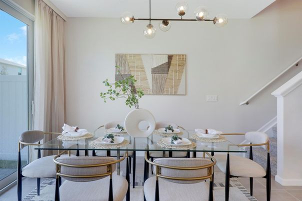Dining room, Interior, Pendant Lights