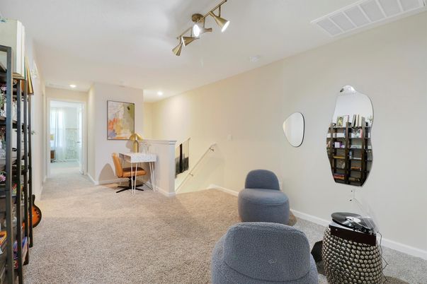 Home Office, Interior, Recessed Lighting
