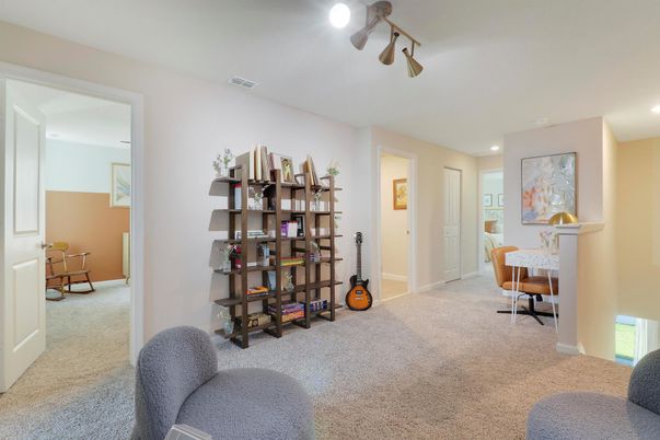 Home Office, Interior, Recessed Lighting