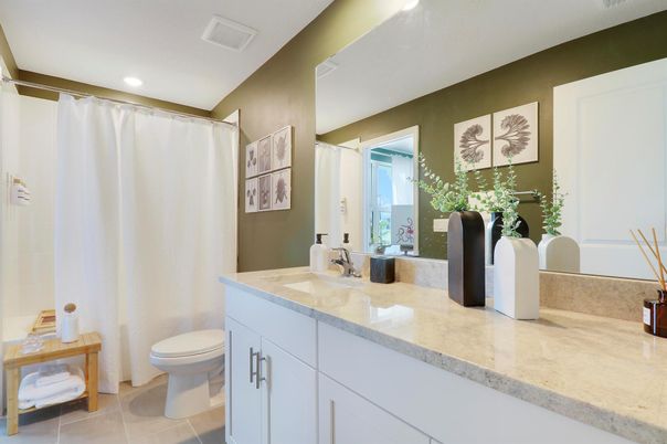 Bathroom, Interior, Recessed Lighting