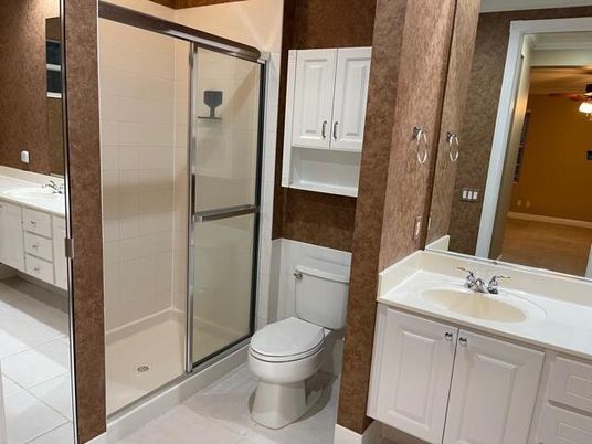 Bathroom, Glass Shower, Interior