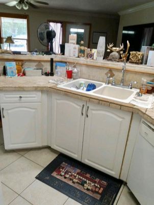 Interior, Kitchen, Tile Countertops