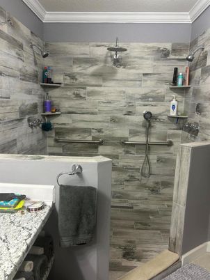 Bathroom, Interior, Wooden Walls