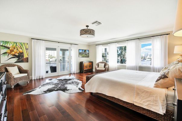 Bedroom, Interior, Wood Texture Flooring