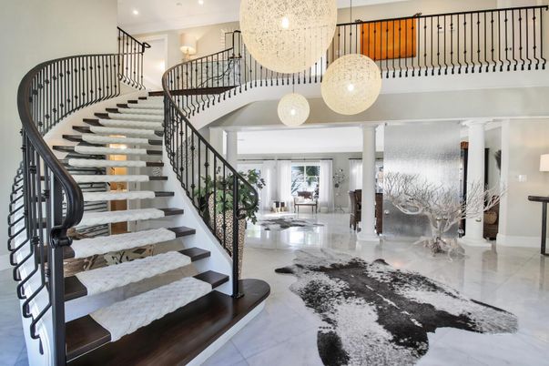 Interior, Marble, Pendant Lights, Recessed Lighting
