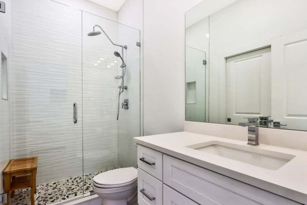 Bathroom, Glass Shower, Interior