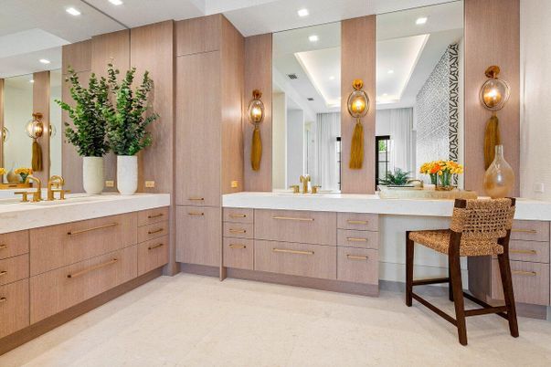 Bathroom, Interior, Recessed Lighting