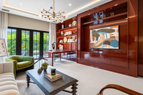 Home Office, Interior, Living room, Pendant Lights, Recessed Lighting