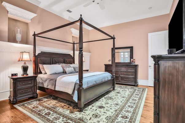 Bedroom, Interior, Wood Texture Flooring