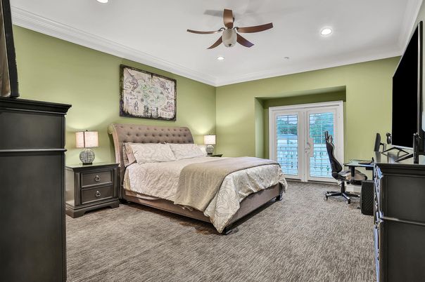 Bedroom, Home Office, Interior, Recessed Lighting