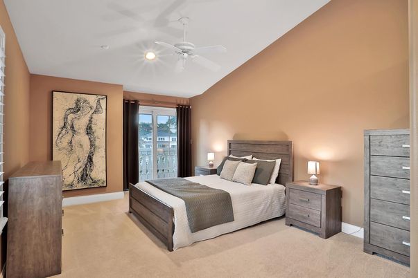 Bedroom, Interior, Recessed Lighting