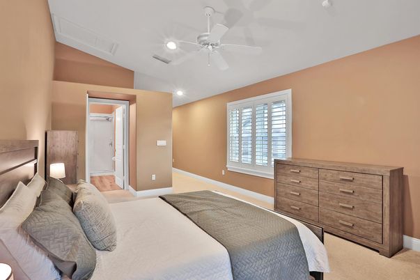 Bedroom, Interior, Recessed Lighting