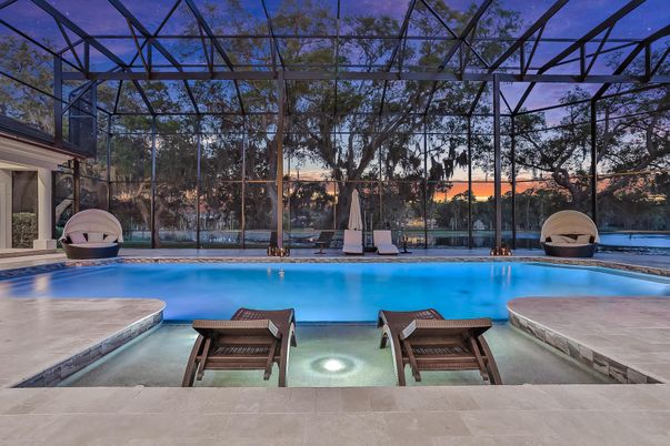 Glass Ceilings, Interior, Pool, Sun Room