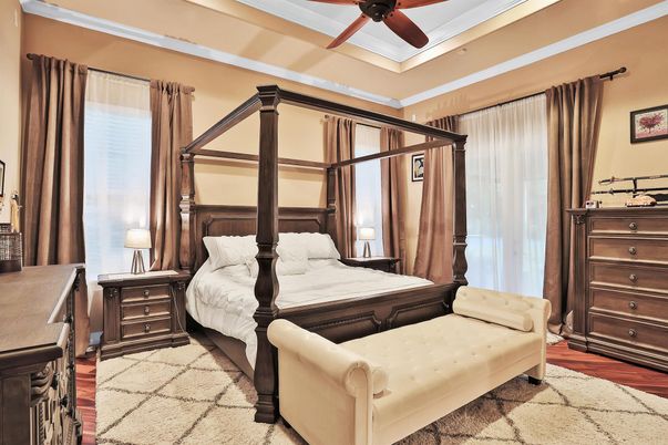 Bedroom, Interior, Wood Texture Flooring