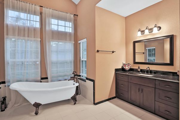 Bathroom, Dual Sink Vanities, Free Standing Baths, Interior