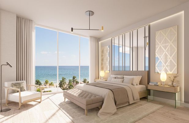 Bedroom, Interior, Water, Wood Texture Flooring