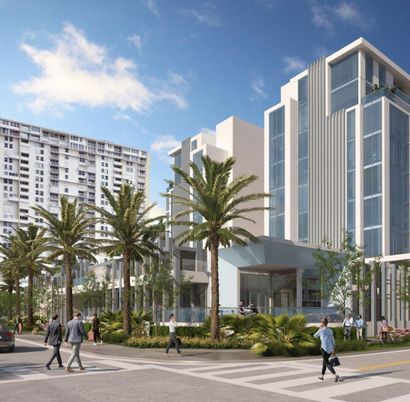 Exterior, Facade, Condo Building
